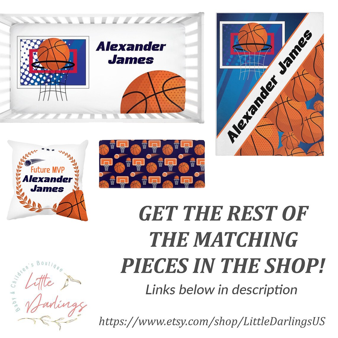 Basketball Nursery Prints Basketball Nursery Decor Set of 3 Etsy