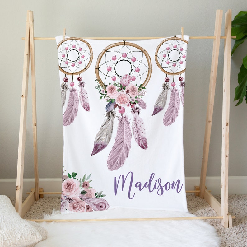 Boho Crib Bedding Set Girl Nursery Bedding Set Dreamcatcher Etsy