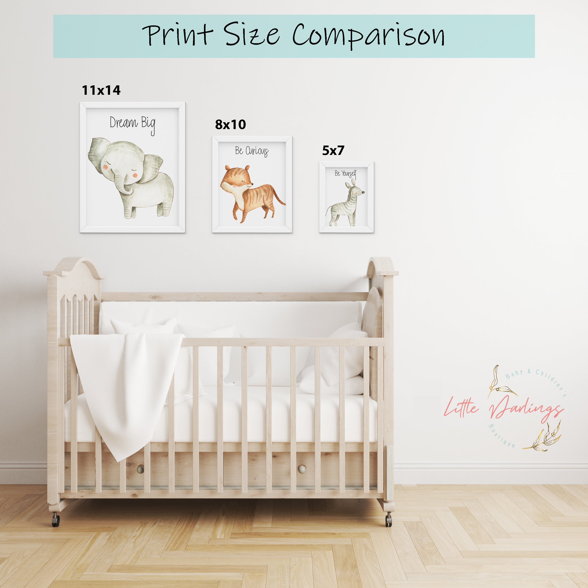 Elephant Nursery Prints Floral Elephant Nursery Elephant | Etsy