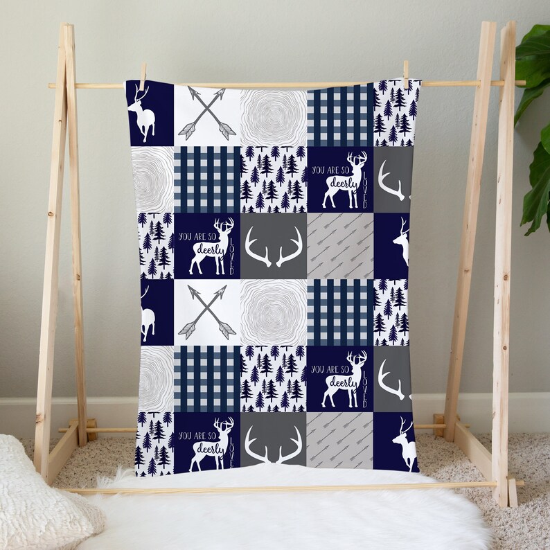 Woodland Crib Bedding Set Baby Boy Crib Bedding Deer Crib Etsy