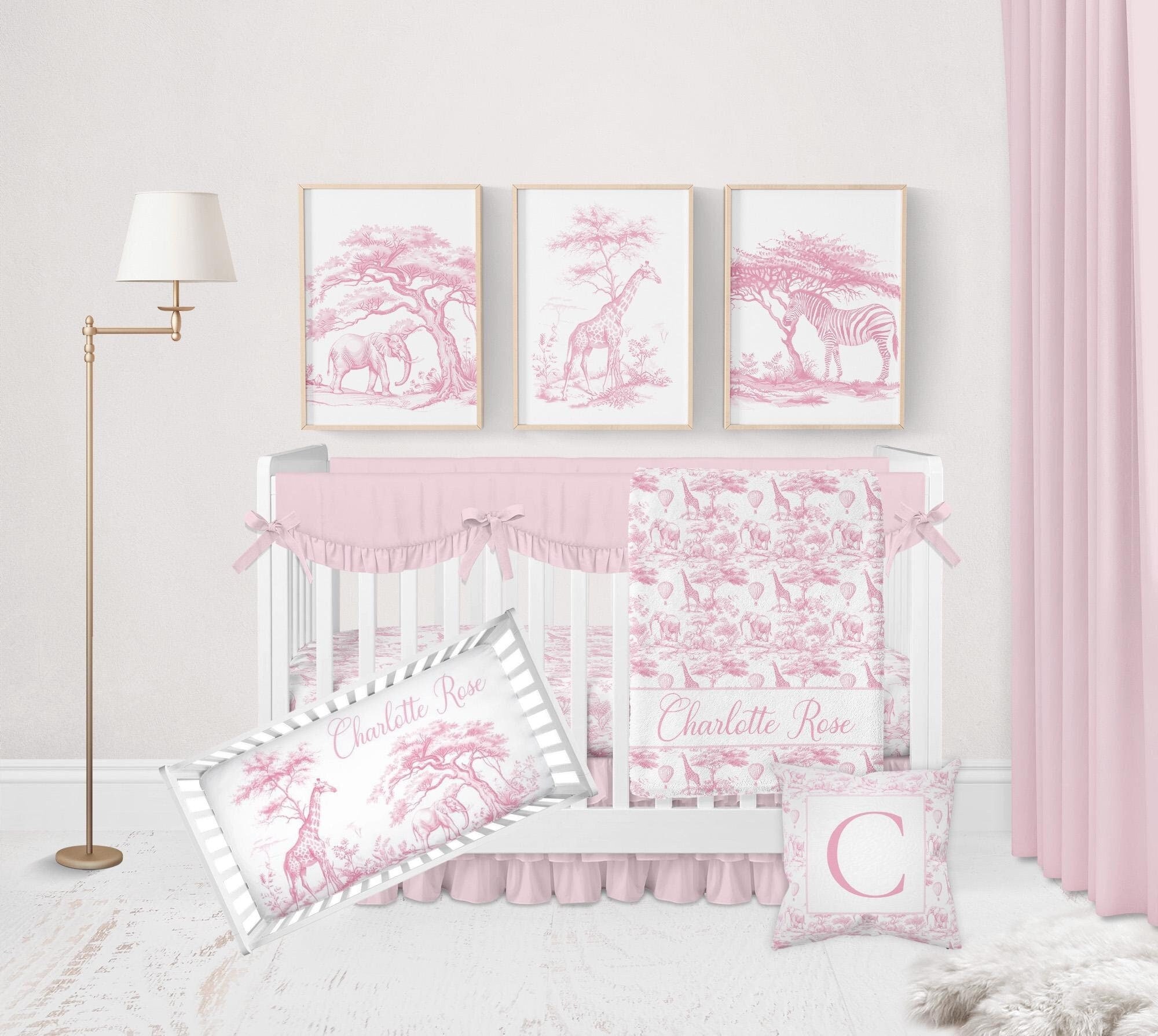 Brandream Pink And Purple Baby Bedding Brandream Frog Baby Bedding