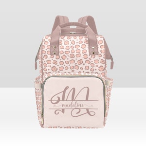 Personalized Cartoon Sloth Diaper Backpack - 10.83x6.69x15 Inch Nursing Bag With Custom Name