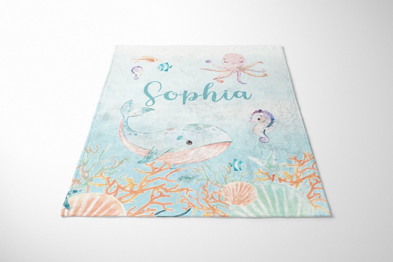 Under the Sea Crib Bedding Baby Girl Crib Bedding Set Ocean Etsy