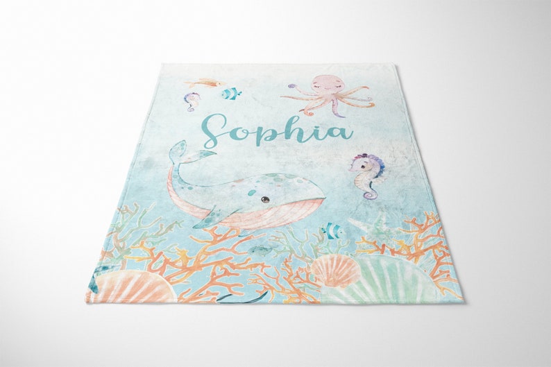 Under the Sea Crib Bedding Baby Girl Crib Bedding Set Ocean Etsy