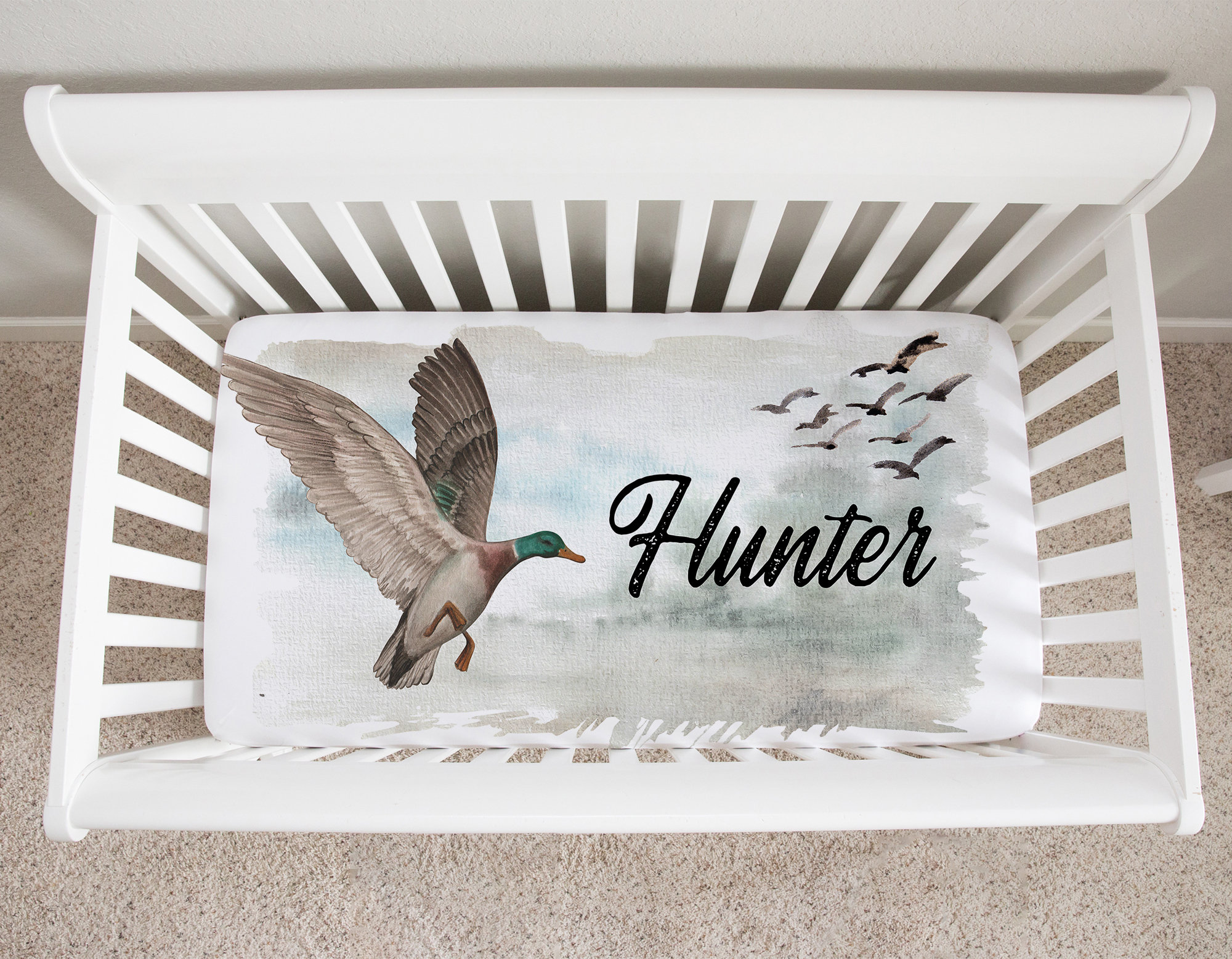 Mallard Duck Hunting Baby Bedding Duck Hunting Crib Bedding Etsy España