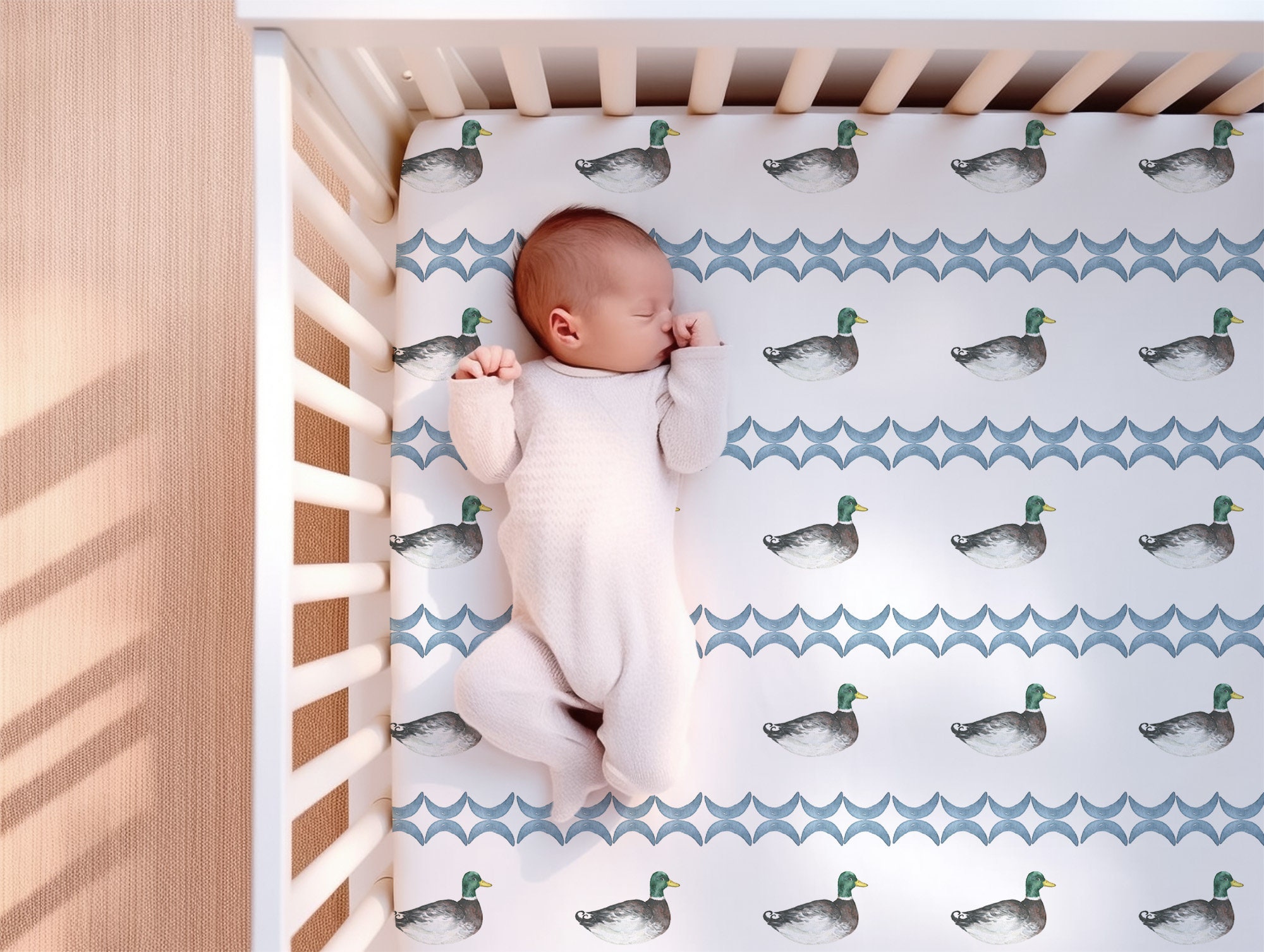 Mallard Duck Crib Bedding Set Boy, Baby Boy Bedding Set, Duck Hunting ...