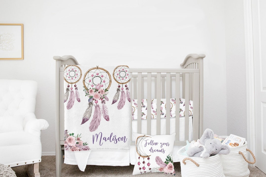 Bedding Collection Dream Catcher Baby Girl Bedding MINI Crib