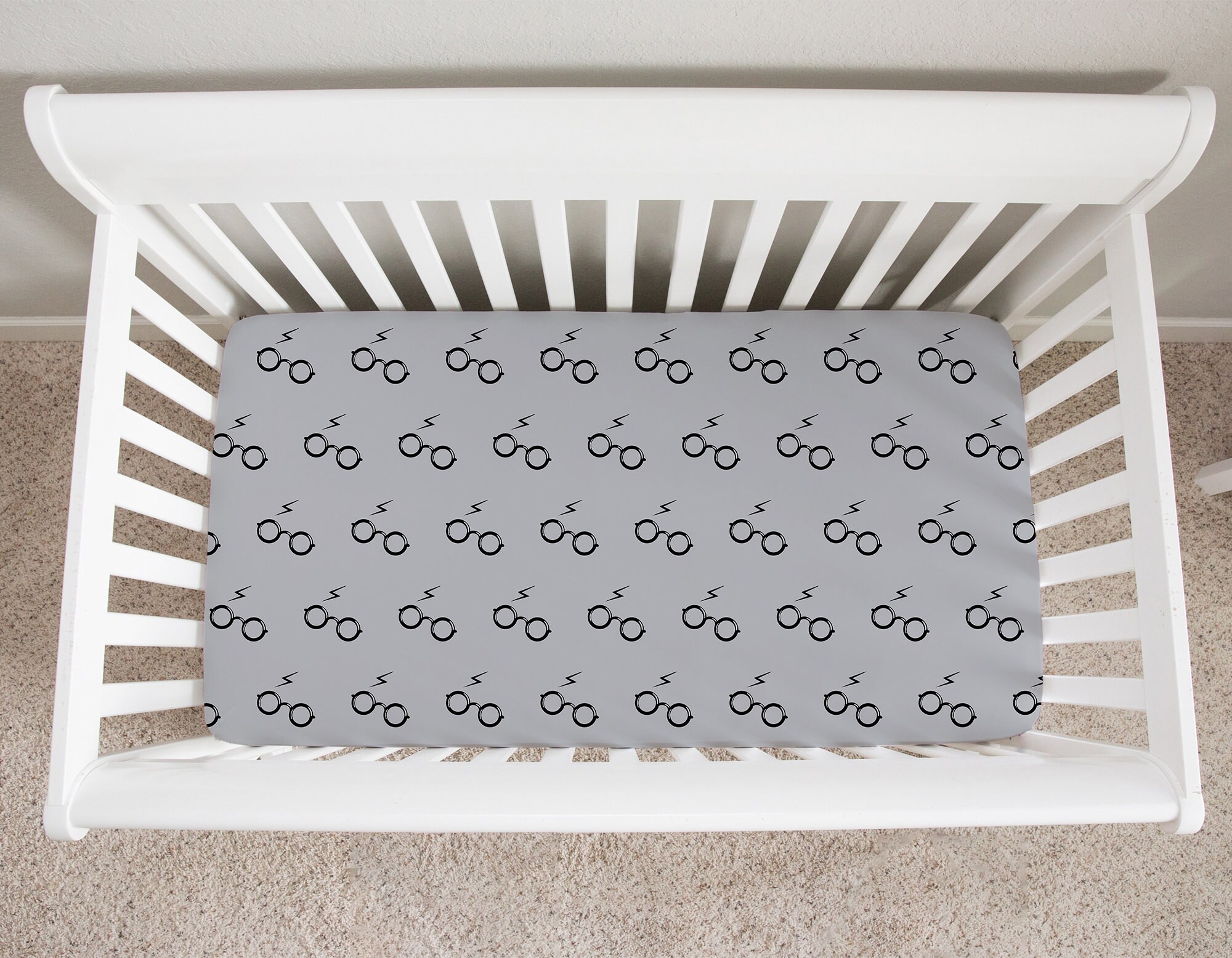 Harry Potter Crib Sheet Harry Potter Crib Bedding Harry Etsy