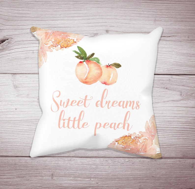 Peach Crib Bedding Set Baby Girl Crib Bedding Set Peach Etsy