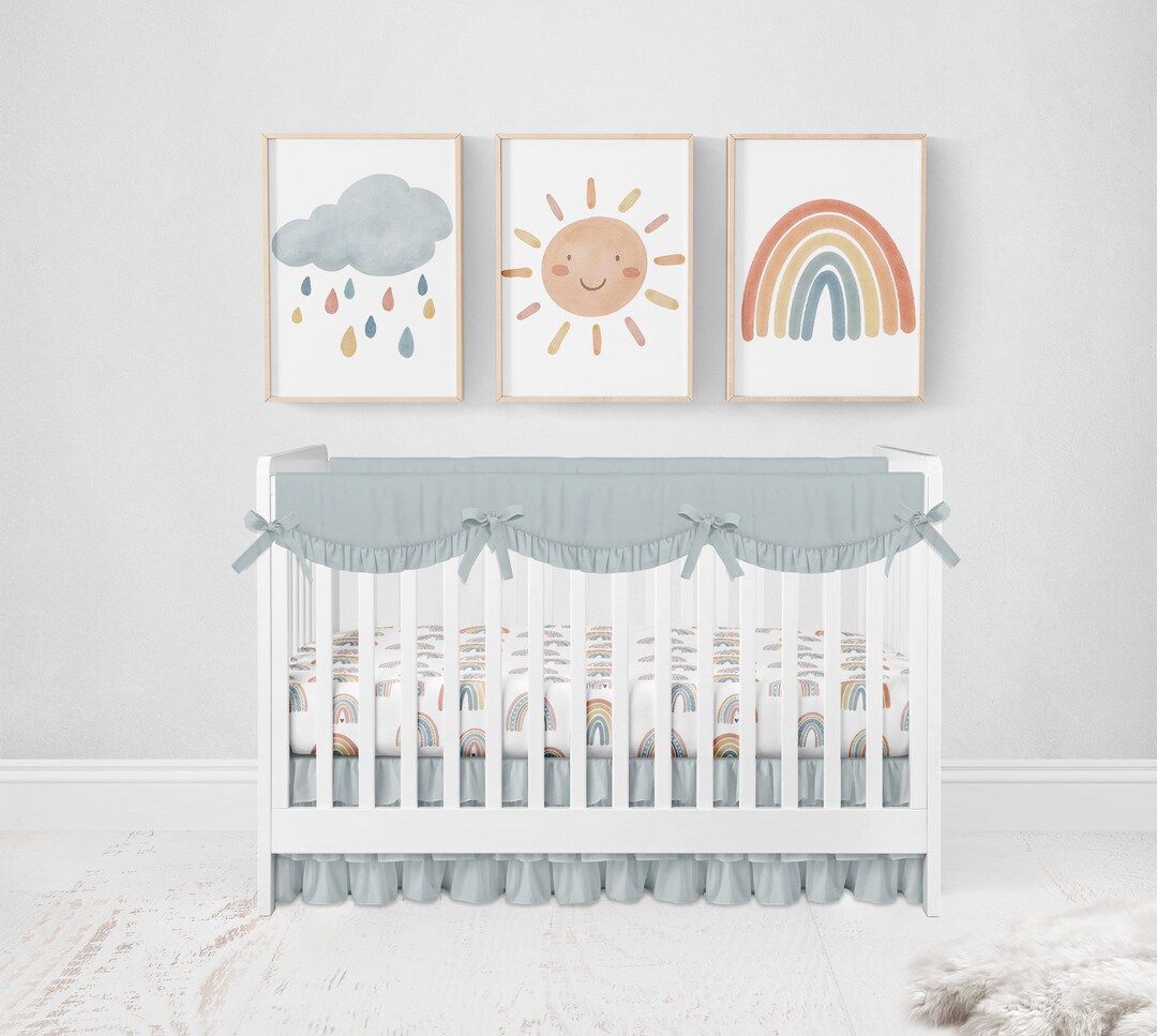 Rainbow Nursery Wall Art, Set of 3 Prints, Rainbow Nursery Prints ...