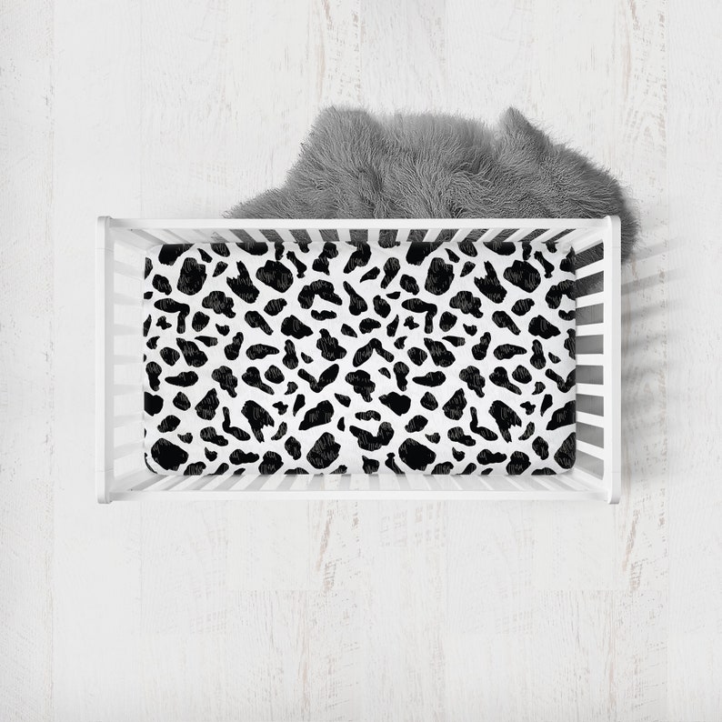 Baby Girl Crib Bedding Set Cow Crib Bedding Cow Print Etsy