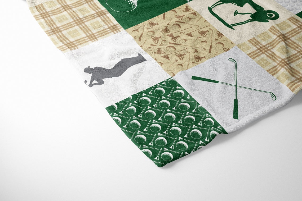Golf Baby Blanket Baby Boy Blanket Baby Shower Gift Baby Etsy