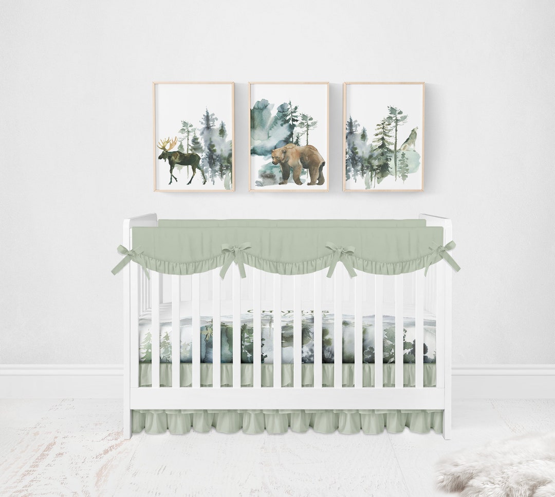 Forest Nursery Prints, Forest Nursery Decor, Set of 3 Prints, Baby Boy ...