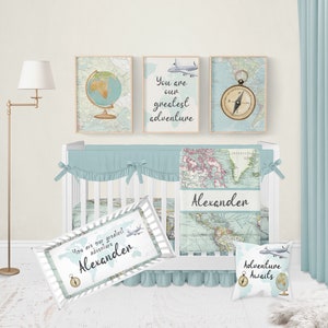 Personalized Travel Baby Blanket, Custom Baby Boy Blanket, Baby Shower ...