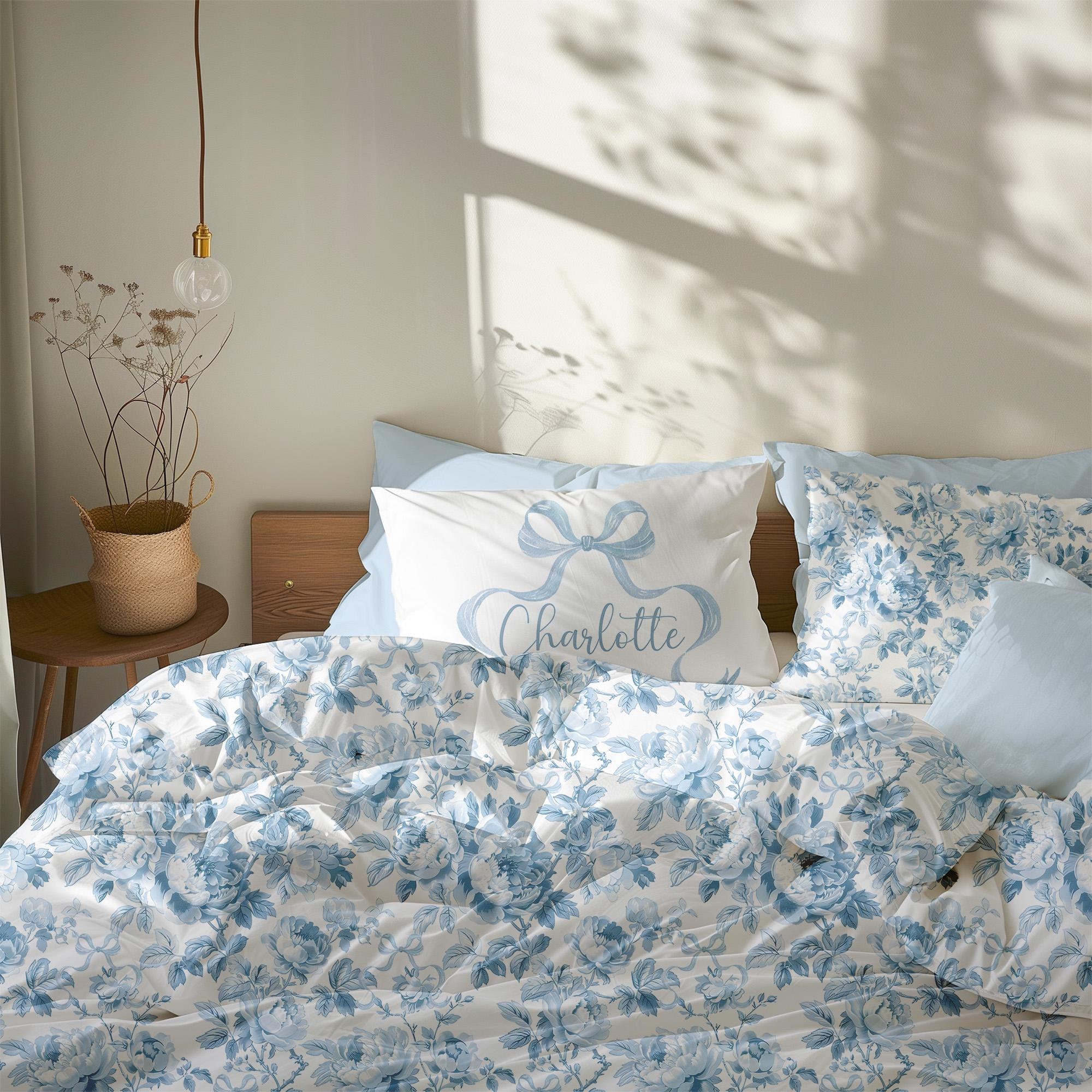 Blue and Yellow Comforter Set Etsy Canada