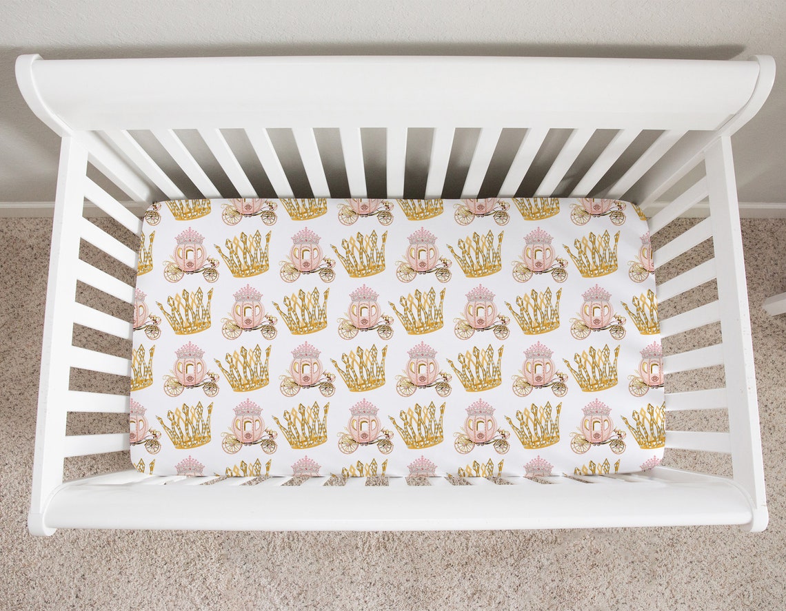 Princess Crib Bedding Set Baby Girl Crib Bedding Etsy