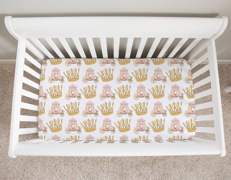 Princess Crib Bedding Set Baby Girl Crib Bedding Etsy