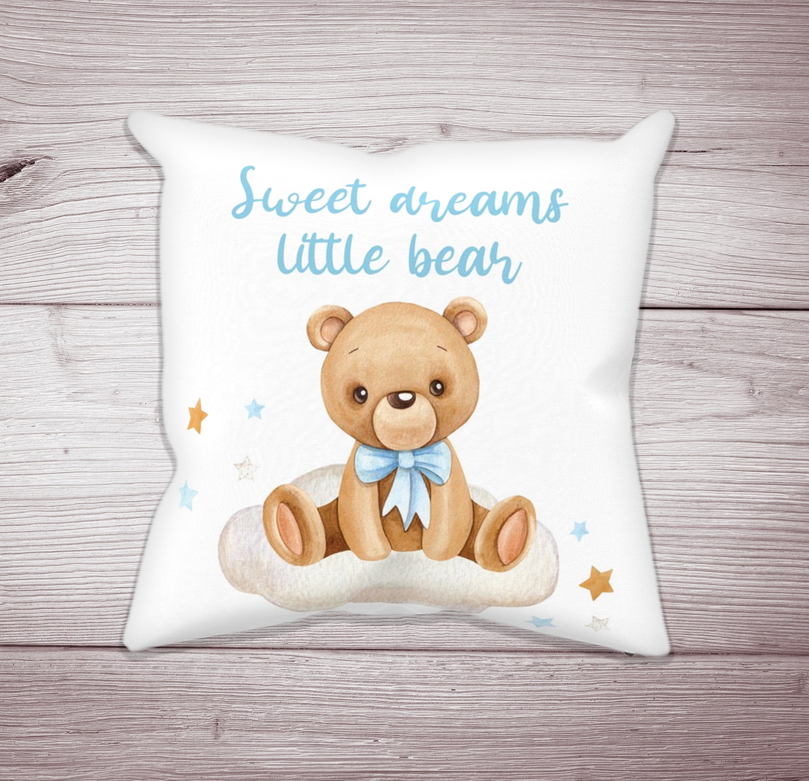 Teddy Bear Crib Bedding Set Baby Boy Crib Bedding Blue Crib Etsy