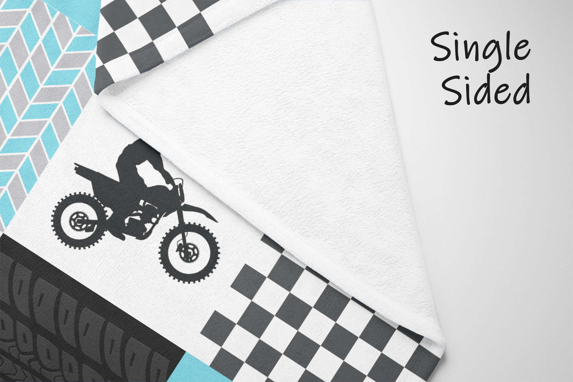 Personalized Motocross Blanket Baby Boy Blanket Motocross Etsy