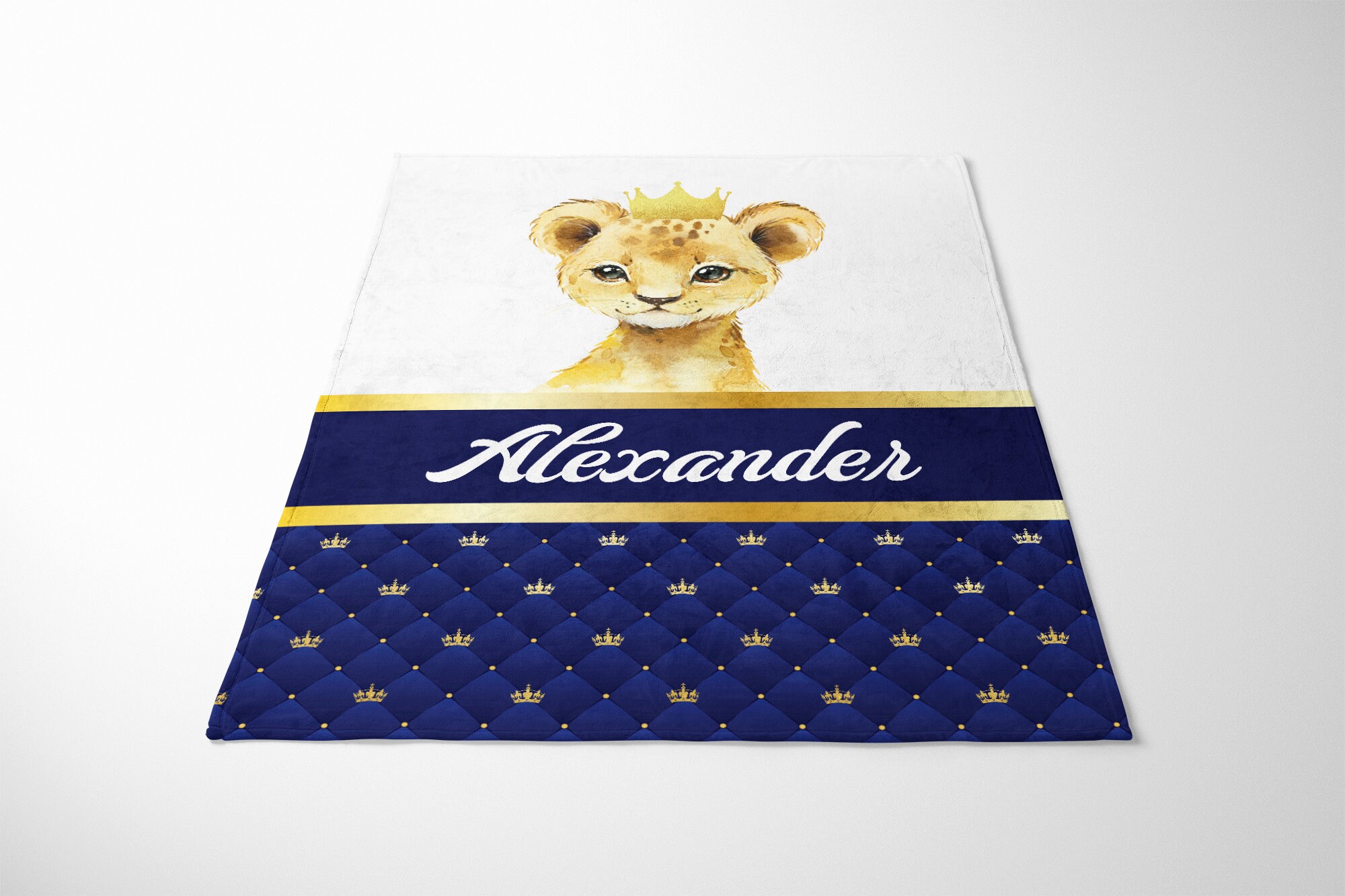 Personalized Lion Baby Blanket Safari Baby Blanket Lion Etsy