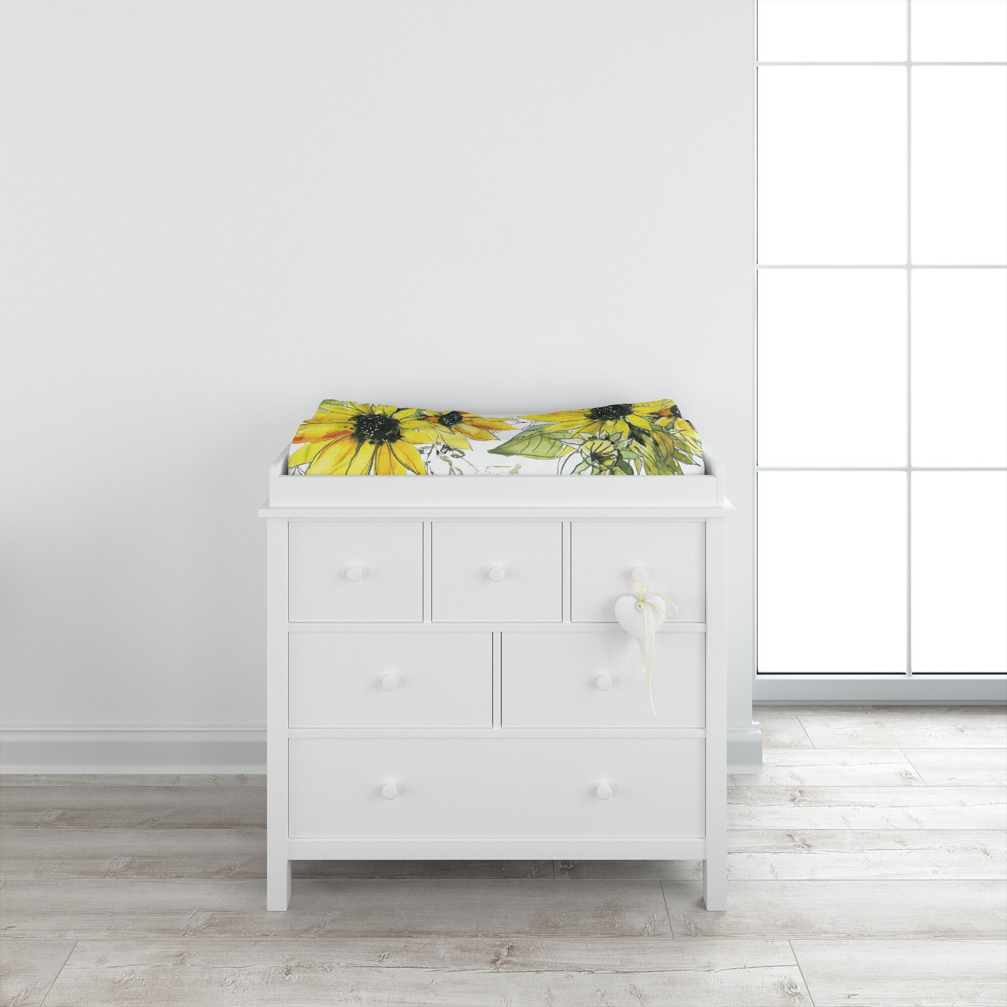 Floral Changing Pad Cover Floral Nursery Baby Girl Gift New Etsy