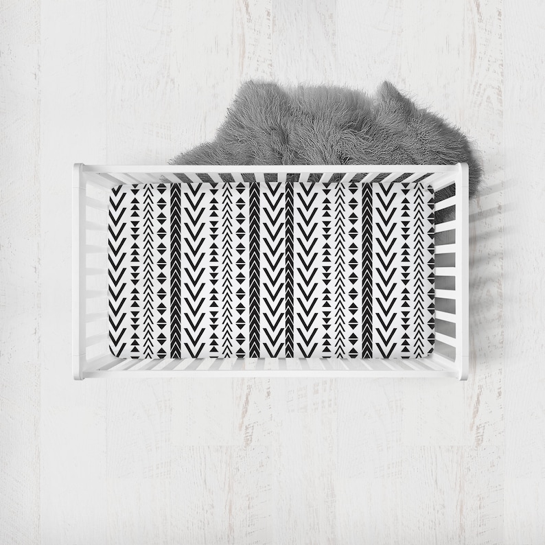 Black And White Crib Beddingnull