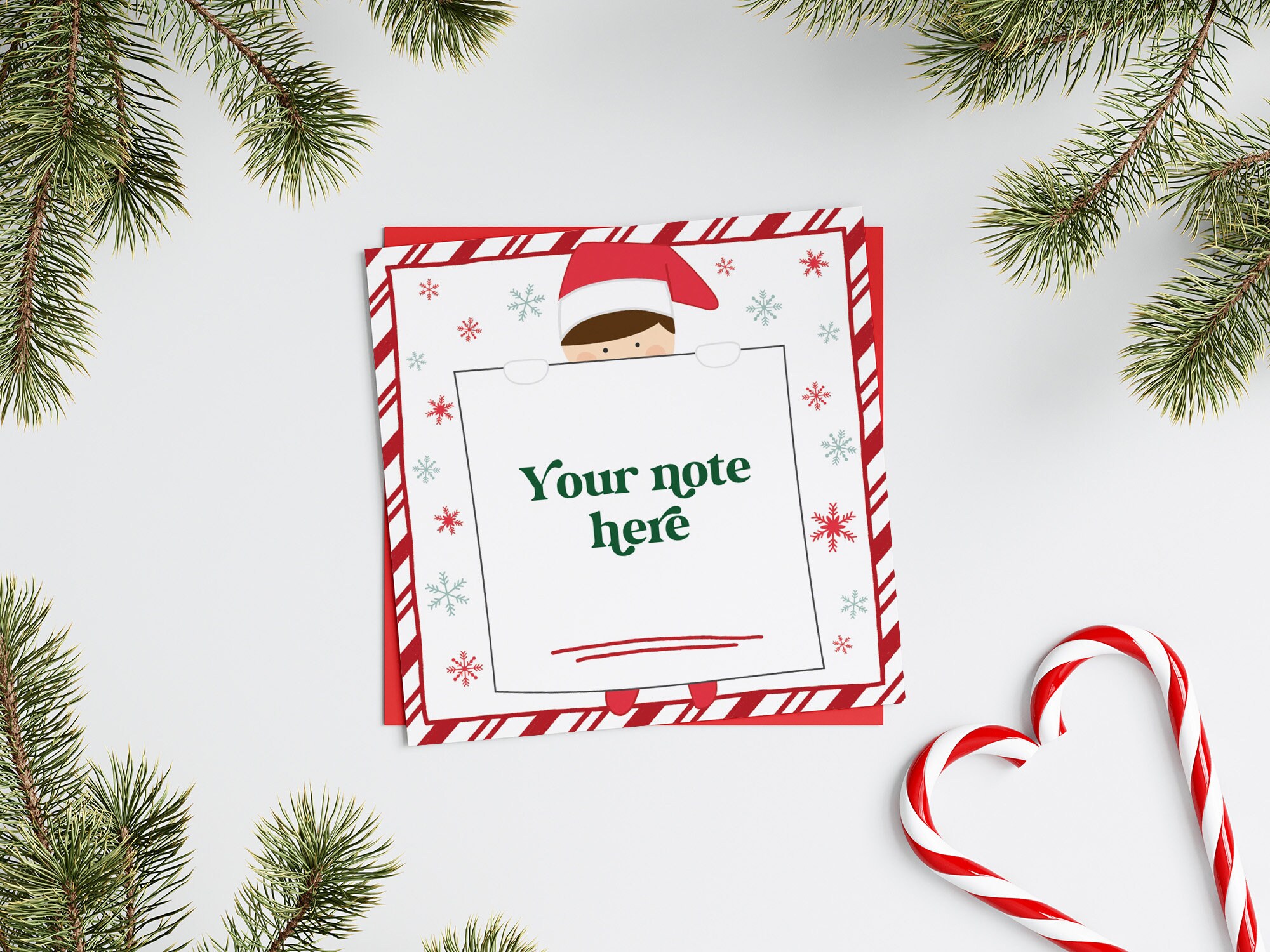 Editable Elf Note Cards, Mini Elf Notes Printable, Christmas Elf Ideas ...