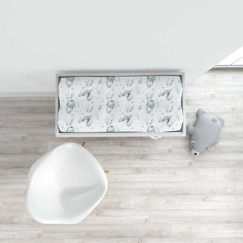 Sea Turtle Crib Bedding Set Boy Crib Bedding Sea Turtle Etsy