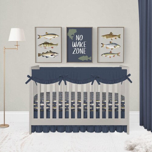 Fishing Nursery Decor Set of 3 Prints Saltwater Fish Wall Etsy