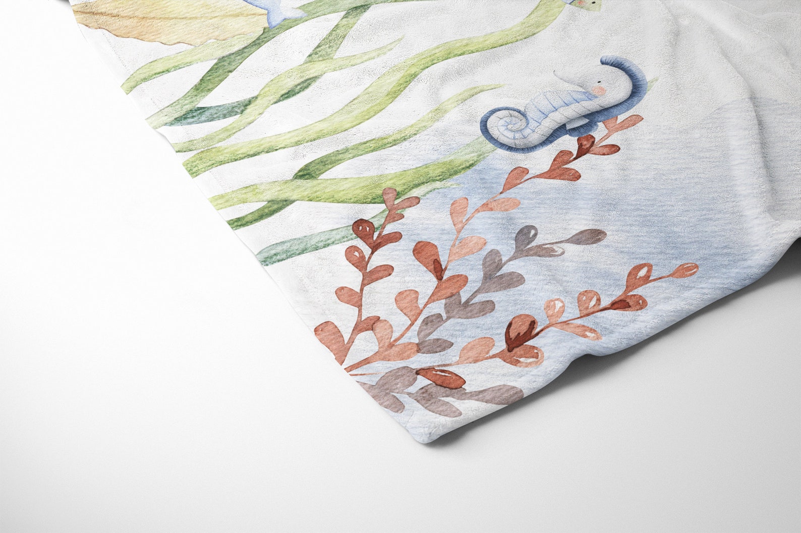 Under the Sea Baby Blanket Personalized Baby Boy Blanket Etsy