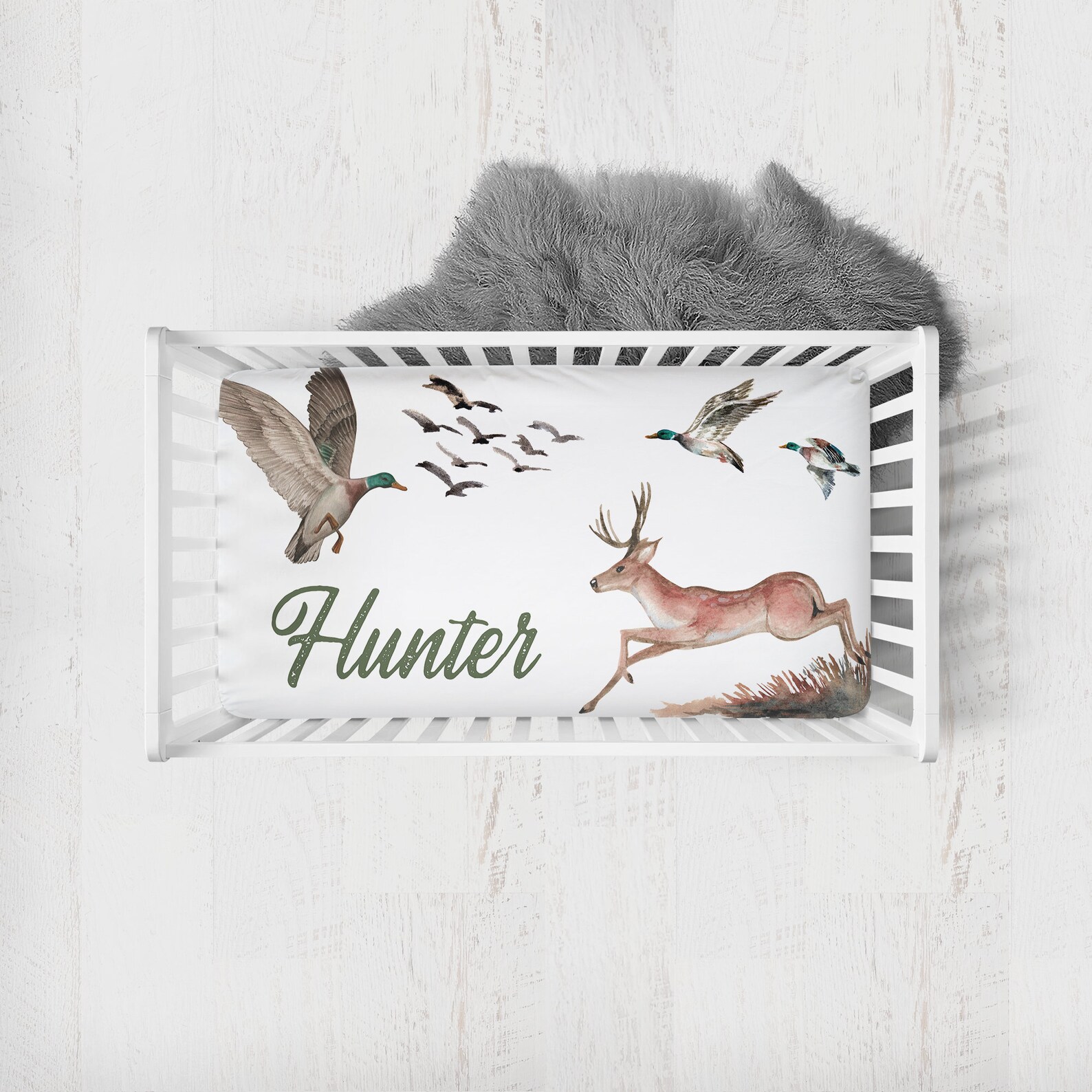 Deer Camo Baby Bedding Duck Hunting Baby Bedding Baby Boy Etsy