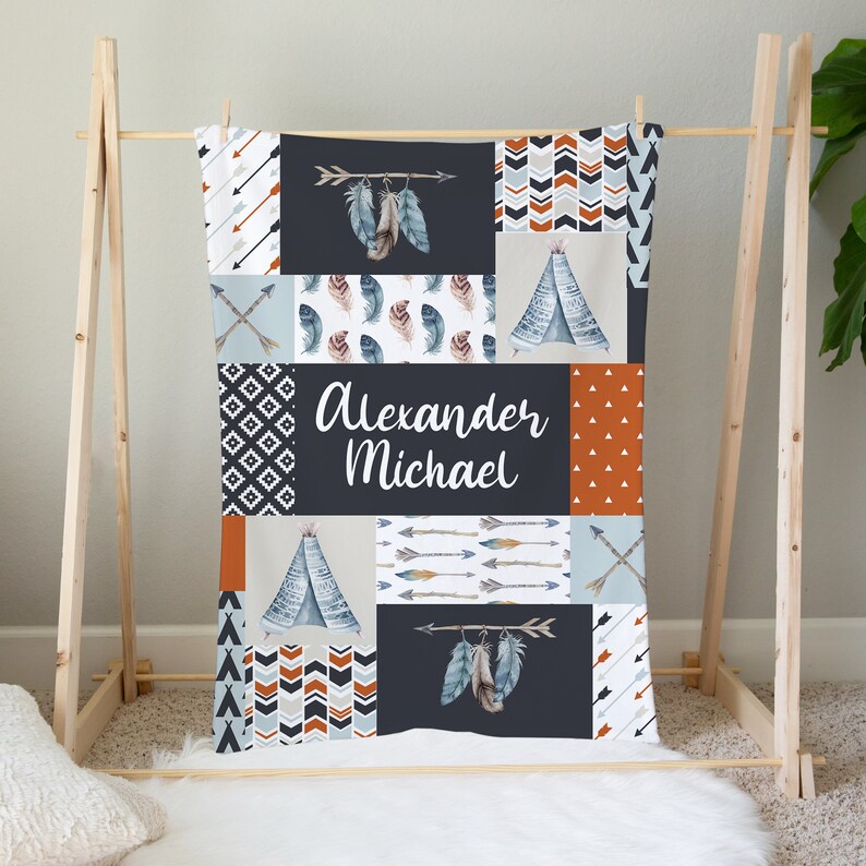 Boho Crib Bedding Set Boy Baby Boy Crib Bedding Set Boho Etsy