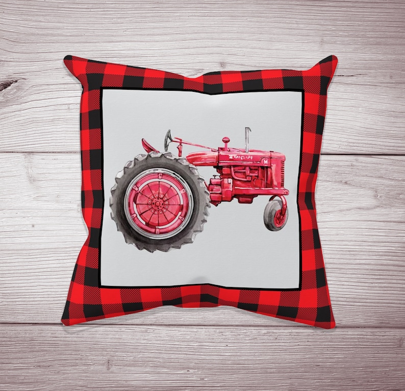 Tractor Crib Bedding Set Baby Boy Crib Bedding Set Red Etsy
