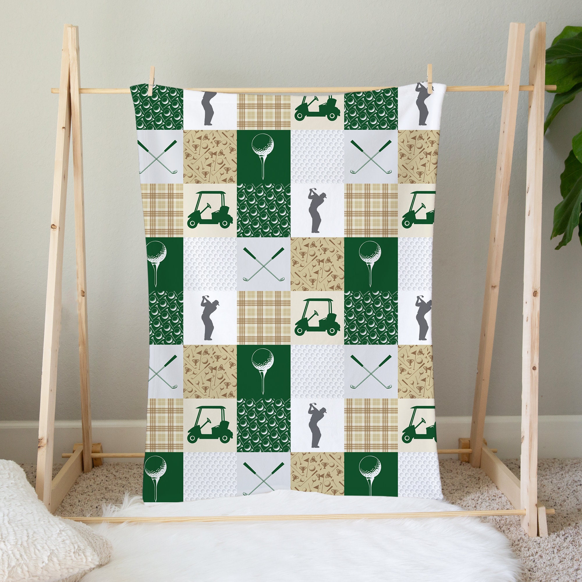 Golf Crib Bedding Set Baby Boy Crib Bedding Set Golf Baby Etsy