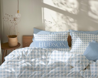 WONGS BEDDING Set con copripiumino bohémien, con motivo a righe bohémien, stampato, per tutte le stagioni, in morbida microfibra, set copriletto bohémien, 198 x 228 cm (3 pezzi, completo