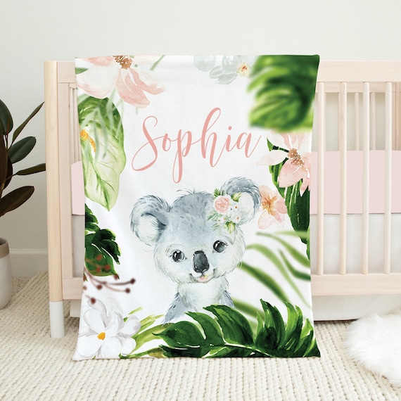 Couverture Bébé Personnalisée Koala - Cadeau Naissance