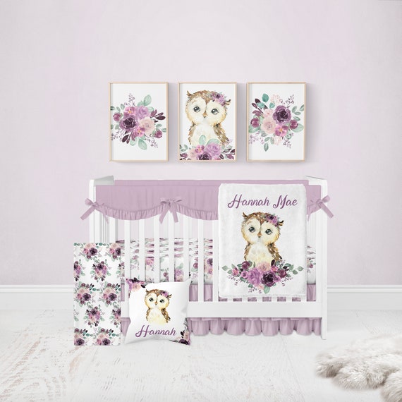 Owl crib sheets hot sale