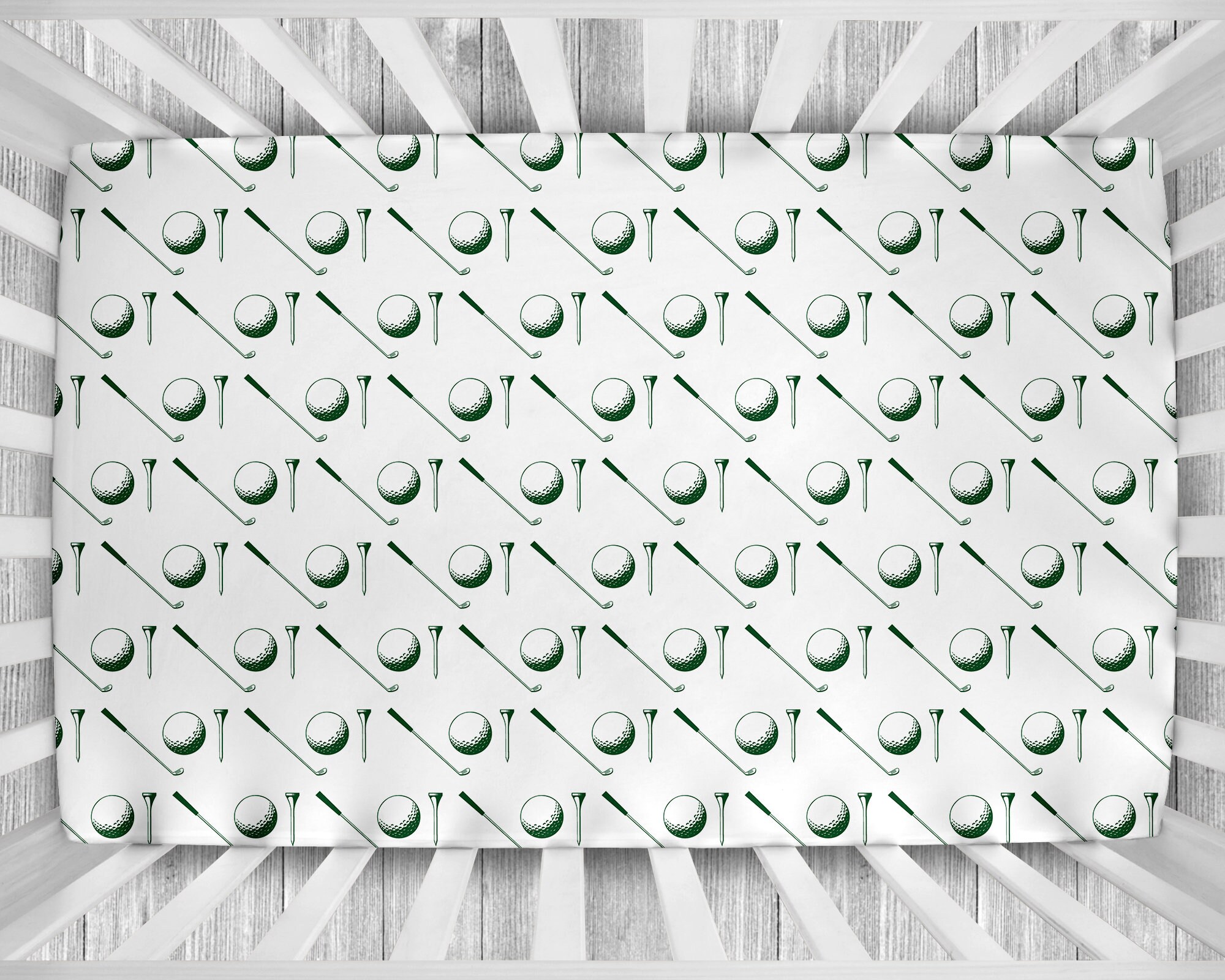 Golf Crib Bedding Set Baby Boy Crib Bedding Set Golf Baby Etsy