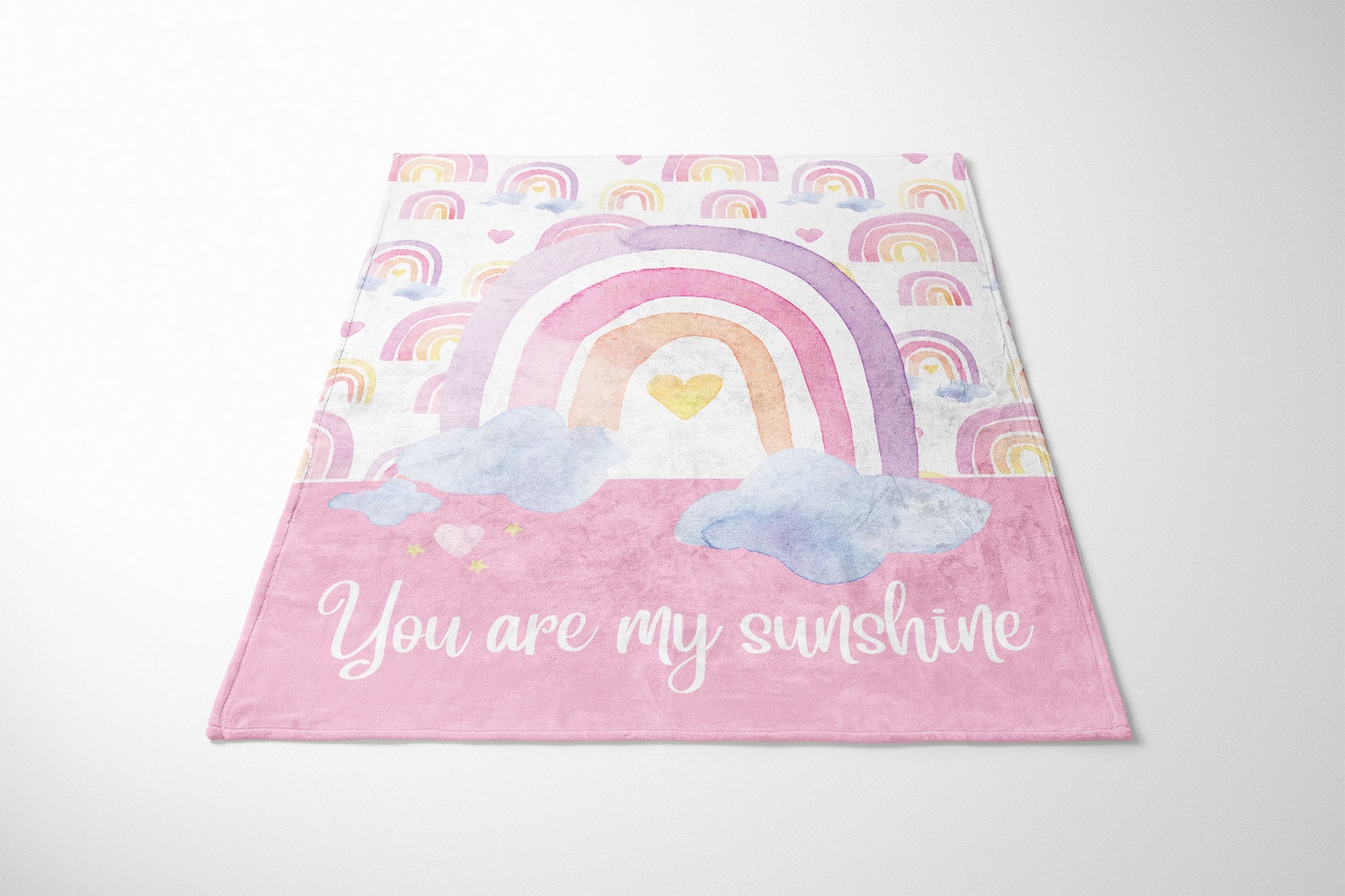 Rainbow Crib Bedding Set Baby Girl Crib Bedding Set You Are Etsy