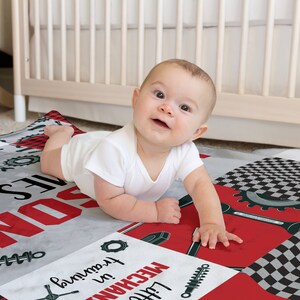 Personalized Mechanic Baby Blanket Baby Name Blanket Baby - Etsy