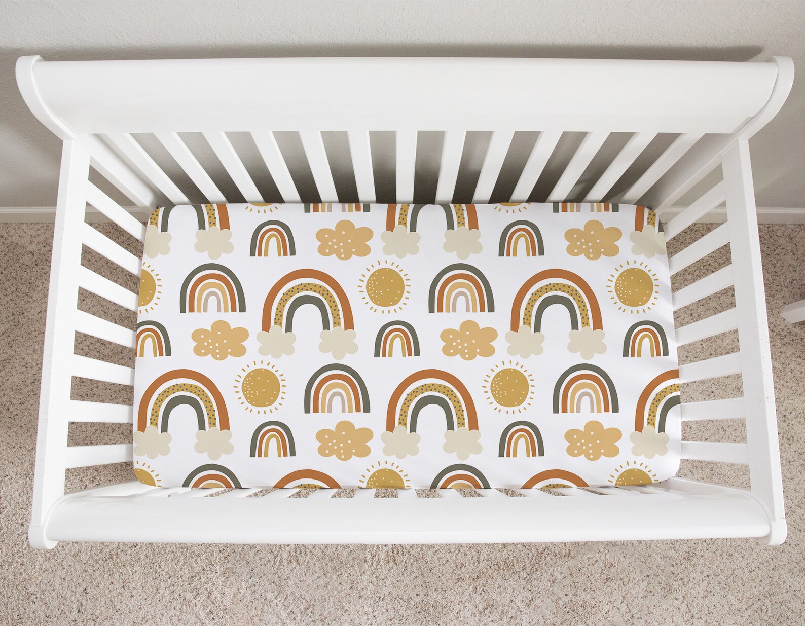 Boho Crib Bedding Set Baby Boy Crib Bedding Boho Nursery Etsy