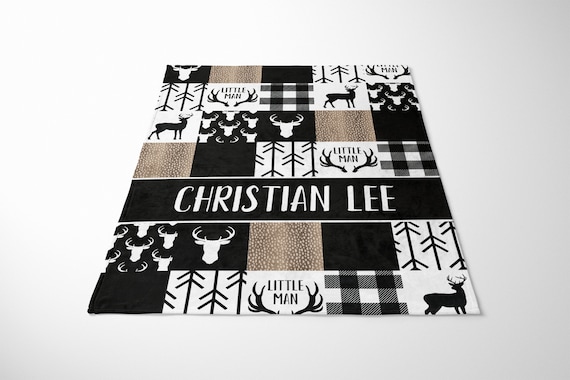 Personalized Baby Blanket With Name - Flannel Swaddle Blanket For Boys & Girls | Custom Gift For Newborns - View #6