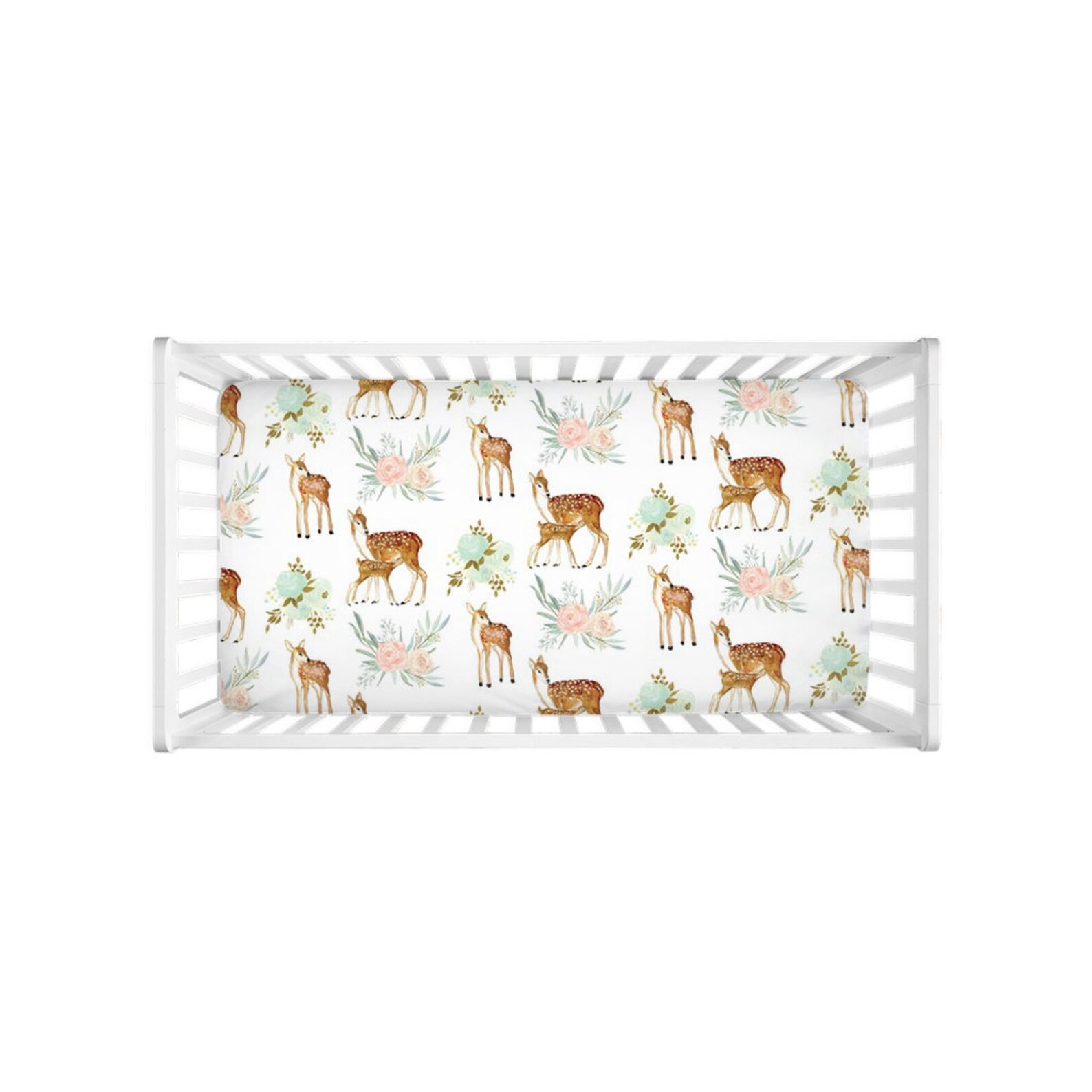 Pehr Follow Me Crib Sheet- Deer main image 0