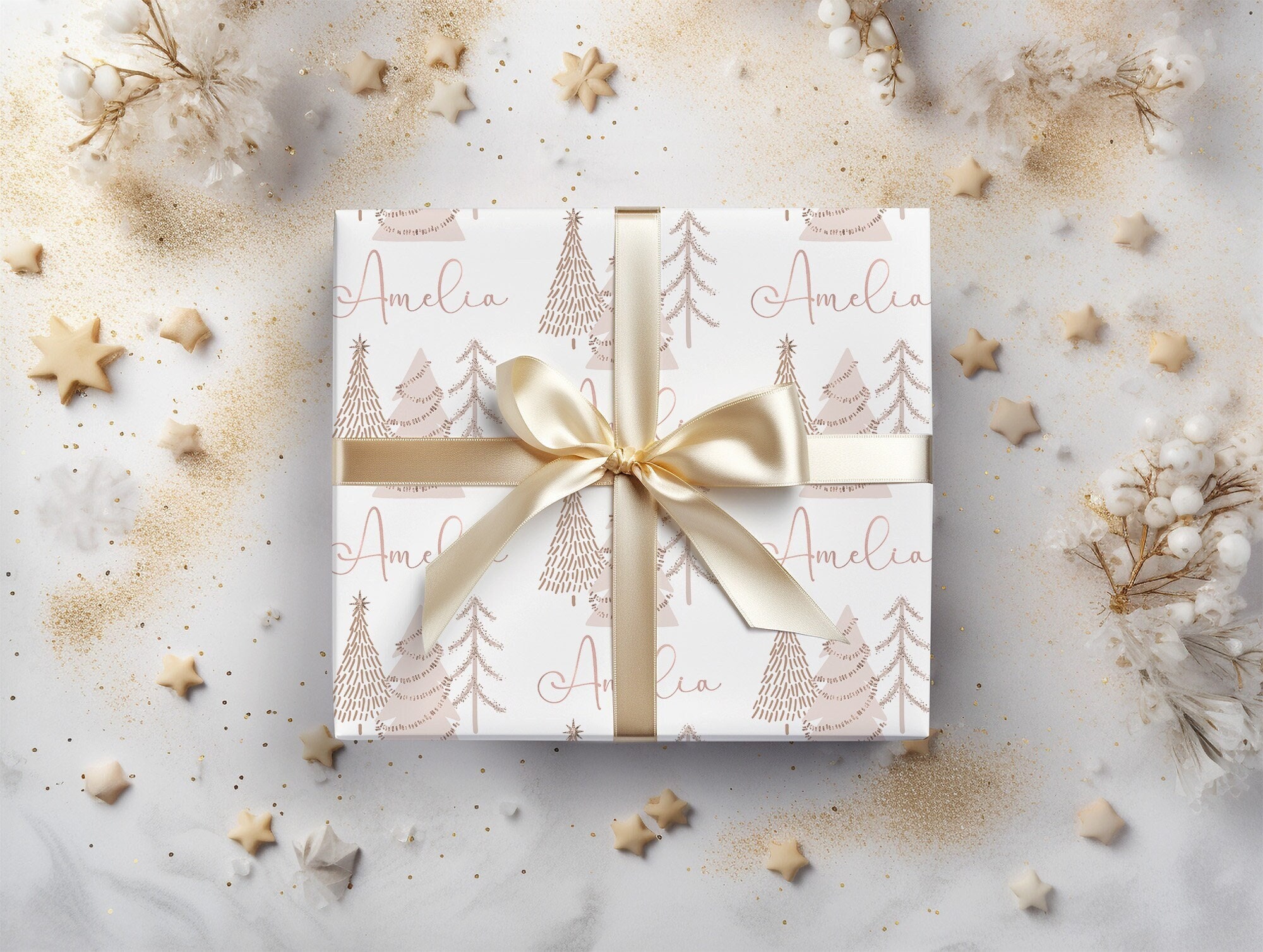 Rose Gold Holiday – Gift Wrap Ideas & Inspiration, Pretty Present