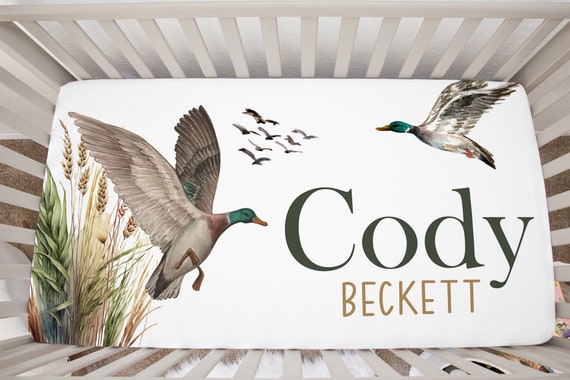Personalized Mallard Duck Crib Sheet Crib Sheets Boy Baby Boy Crib Bedding Hunting Crib Bedding Mini Crib Sheets Mallard Duck Nursery Etsy
