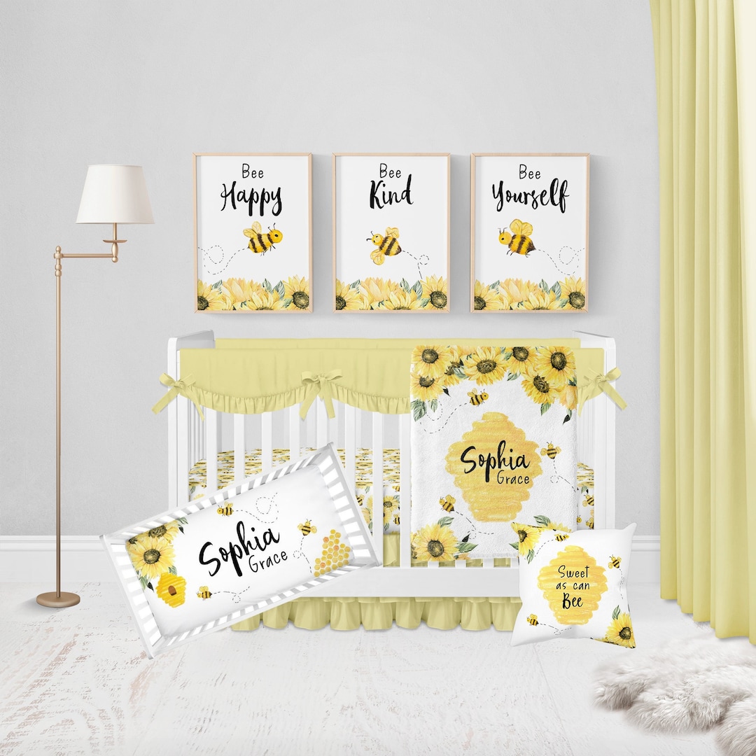 Bumble bee baby bedding crib sets sales