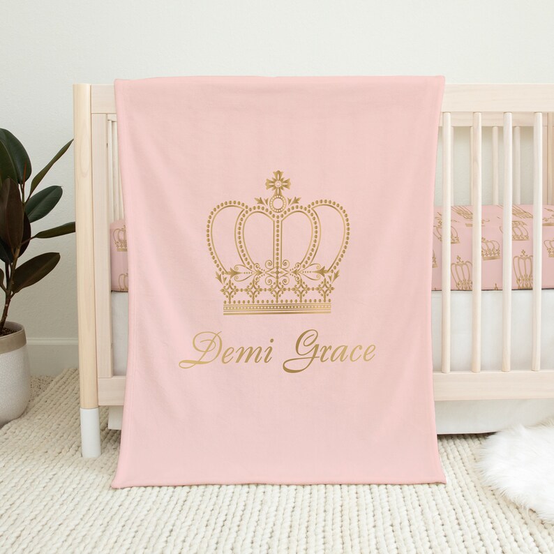 Princess Crib Bedding Set Baby Girl Crib Bedding Set Etsy