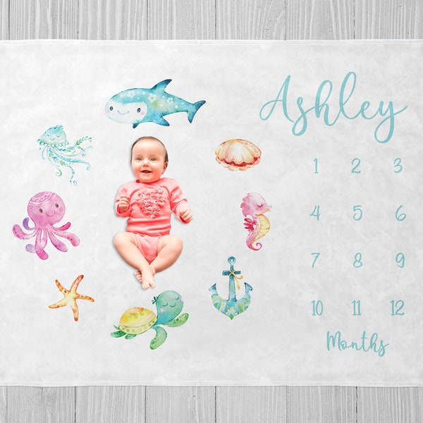 Ocean Baby Blanket Etsy