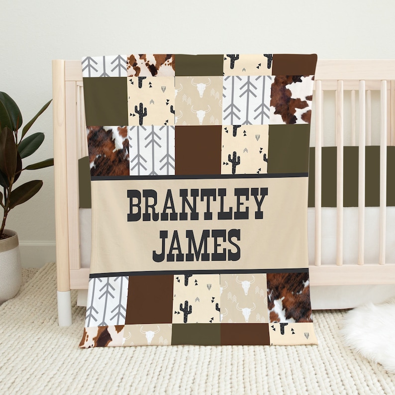 Baby boy western crib bedding Clearance