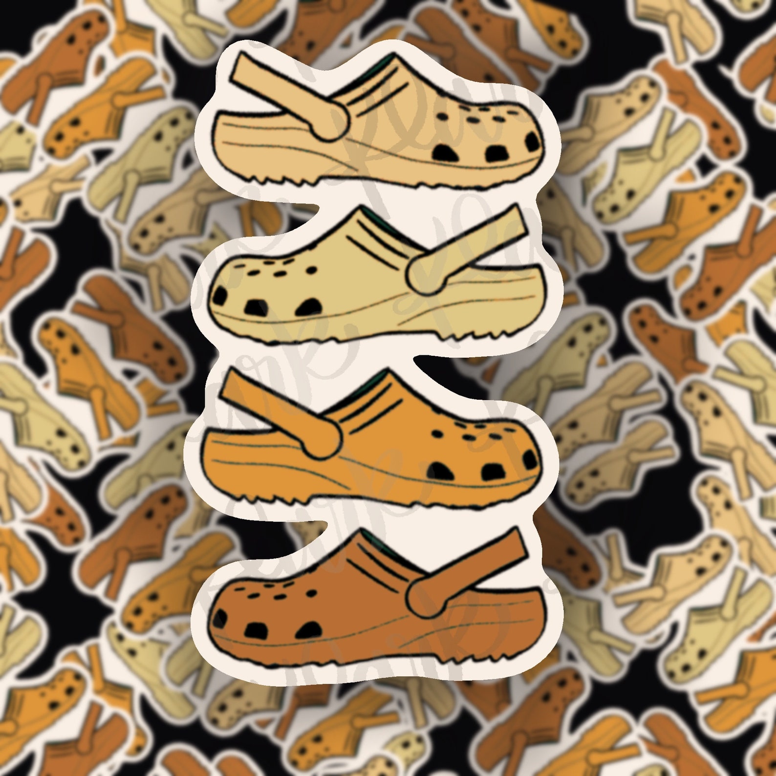 Croc Sticker Cute Shoe Stickers | Etsy